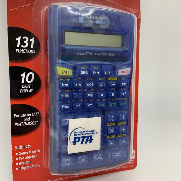 Sharp EL-501WB-BL Scientific Calculator Blue Sealed - Picture 4 of 8